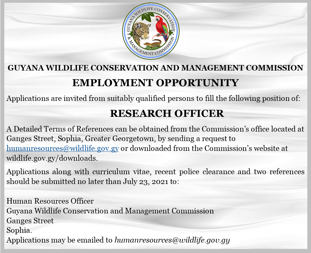 VACANCY – Research Officer