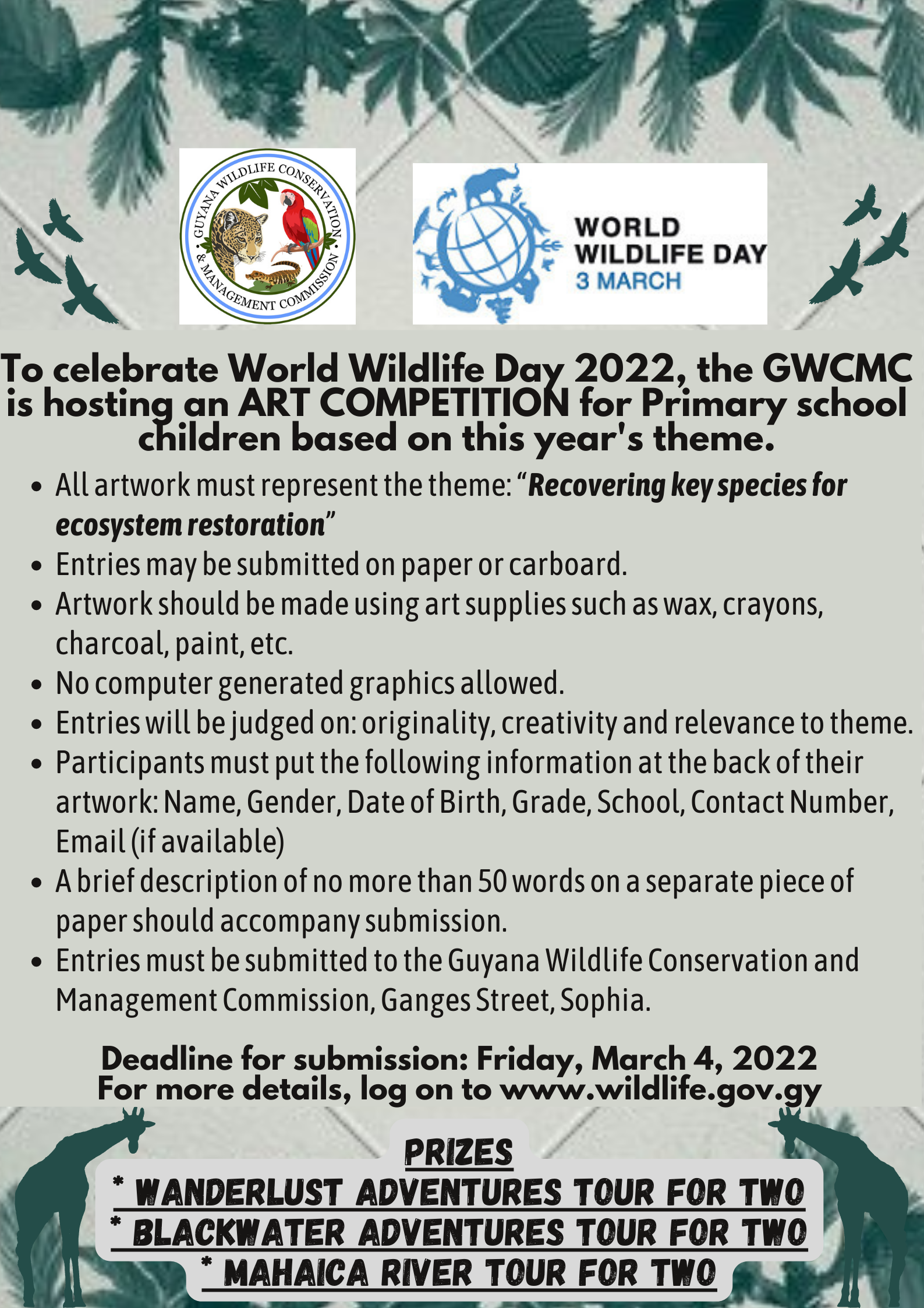 World Wildlife Day Art Competition