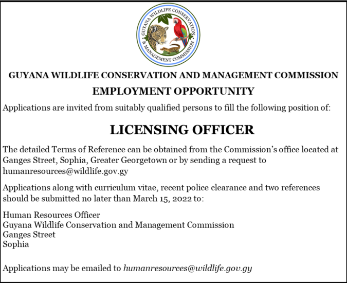 Vacancy – Licensing Officer